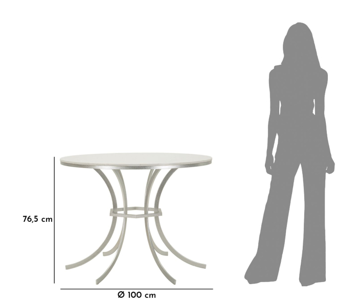 Masa de dining Istanbul ø 100x76,5 cm [7]