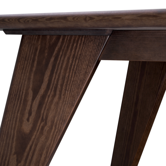 Masa de dining Langford furnir, frasin inchis |L. 240 | W. 100 | H. 76 cm  [5]