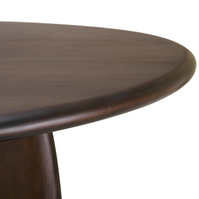 Masa de dining Windsor, lemn de mahon, finisaj cafea |L. 158 | W. 160 | H. 74 cm  [4]