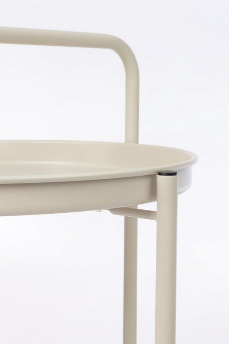 Masa de Servire cu Roti Austin Gypsum cu Tava D44,5 [3]