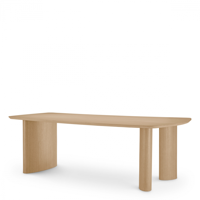 Masă dining, Bergman S, furnir din stejar, natur, Dims: L. 230 | W. 120 | H. 76.5  (CM) [4]