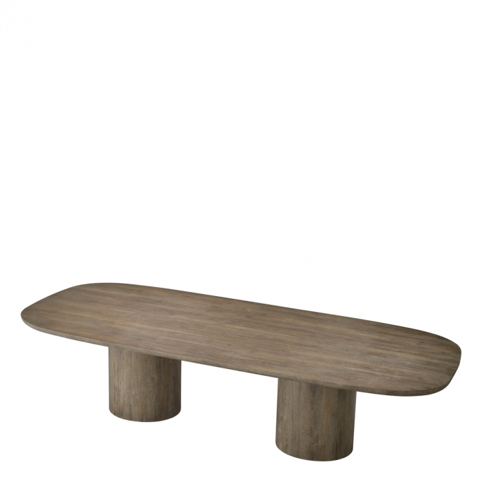 Masă dining, Glenmont silverstone, furnir din stejar, Dims: L. 300 | W. 120 | H. 76  (CM) [3]