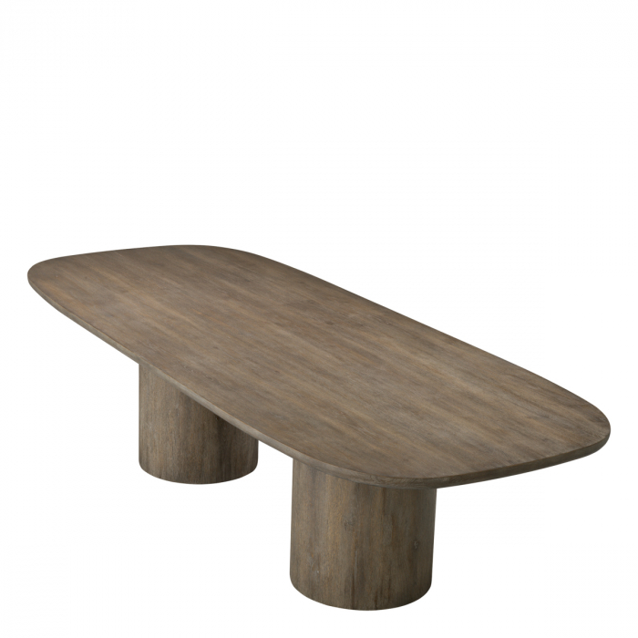 Masă dining, Glenmont silverstone, furnir din stejar, Dims: L. 300 | W. 120 | H. 76  (CM) [4]