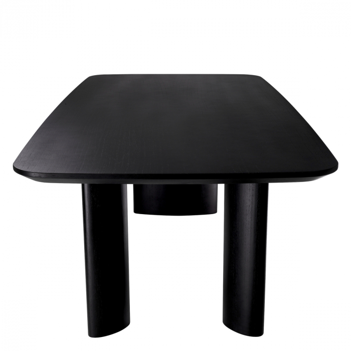 Masă dining, Harmonie S furnir negru [4]