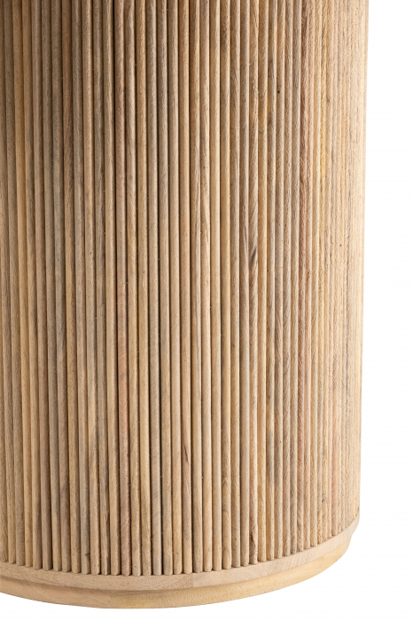 Masa dining Vincent, Lemn Mango, Natur, 120x120x76 cm [2]