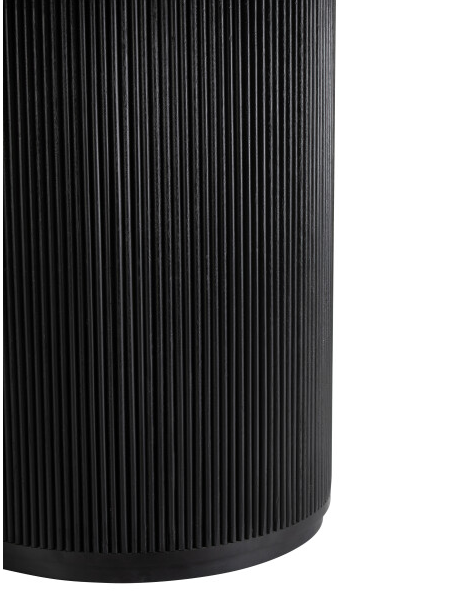 Masa dining Vincent , Lemn, Negru, 120x120x76 [2]