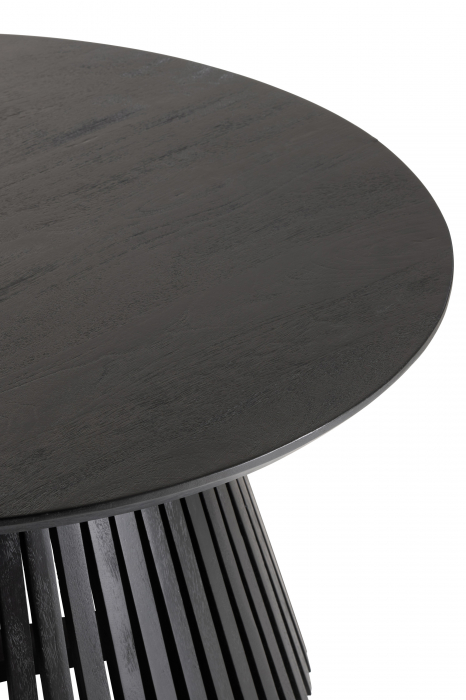 Masuta cafea Vincent, Lemn, Negru, 90x90x45 [4]