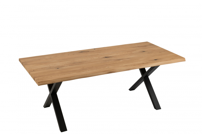 Picioare masa dining, Metal , Negru, 86x18x72 [3]