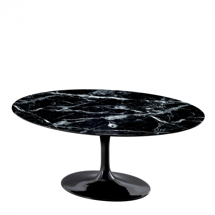 Masă dining, Solo neagra imitatie marmura, Dims: L. 170 | W. 110 | H. 75  (CM) [4]