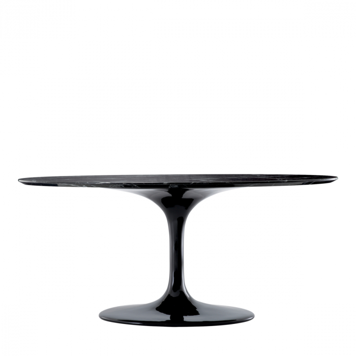 Masă dining, Solo neagra imitatie marmura, Dims: L. 170 | W. 110 | H. 75  (CM) [5]
