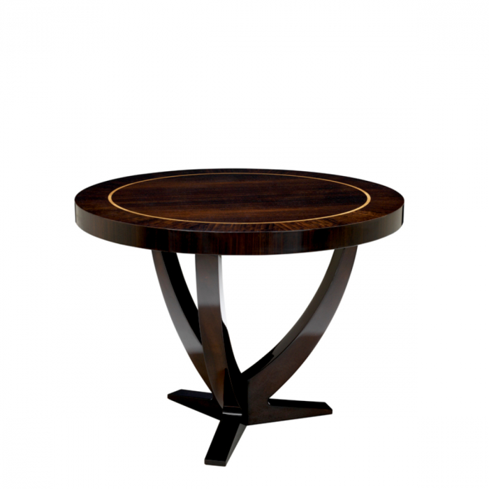 Masă dining, Umberto ø 100 cm furnir eucalipt, Dims: Ø 100 | H. 76  (CM) [1]