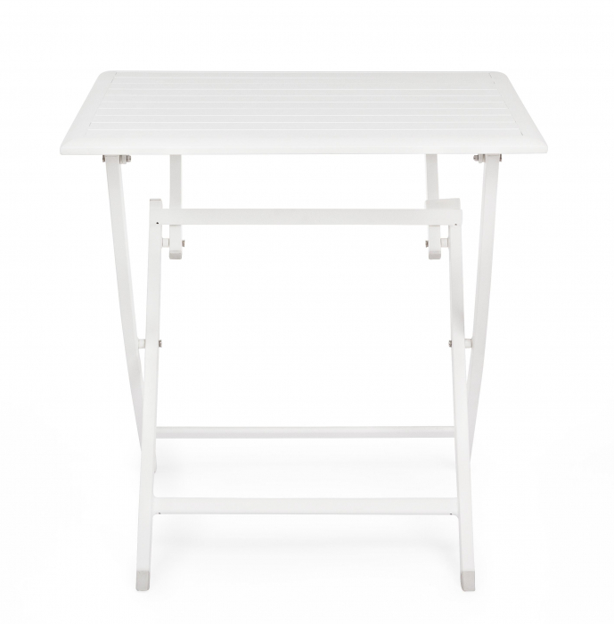 Masa Elin LH30, Aluminiu/Poliester, Alb, 70x70x71 cm [2]