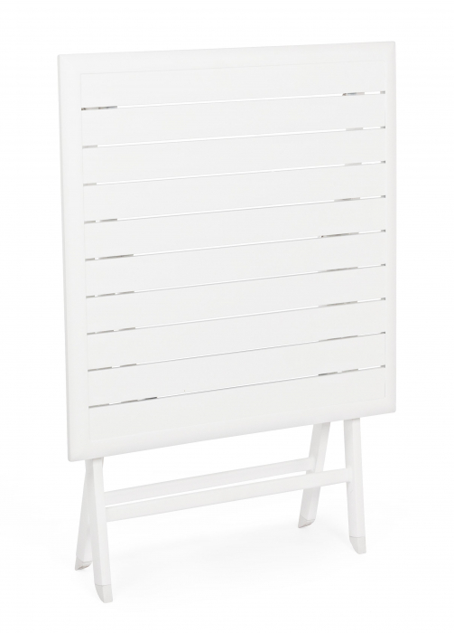 Masa Elin LH30, Aluminiu/Poliester, Alb, 70x70x71 cm [4]