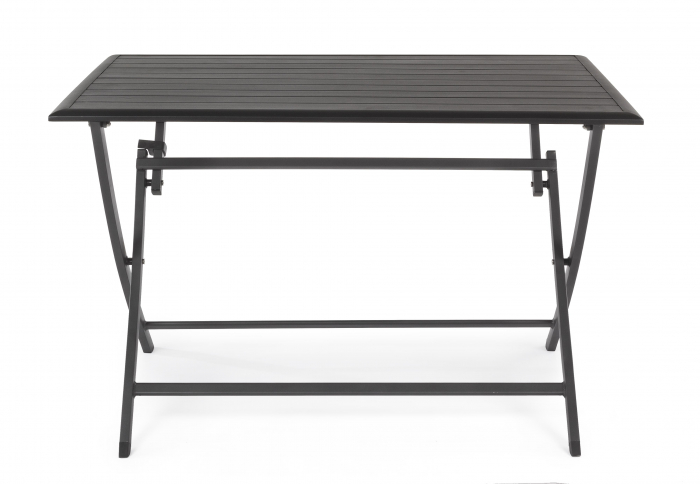 Masa Elin LH32, Aluminiu/Poliester, Negru, 110x70x71 cm [3]