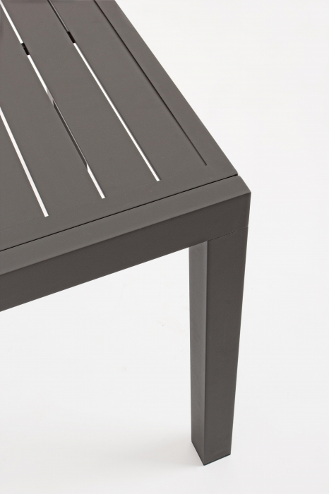 Masa estensibila Hilde YK14, Aluminiu/Otel, Maro, 160/240x90x75 cm [2]
