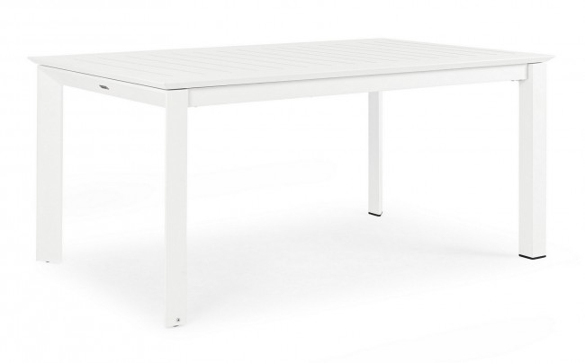 Masa extensibila de exterior Konnor, Aluminiu, Alb, 160/240x100x76 cm [2]