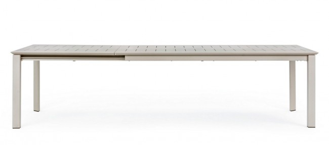 Masa extensibila de exterior Konnor, Aluminiu, Gri, 200/300x110x76 cm [4]