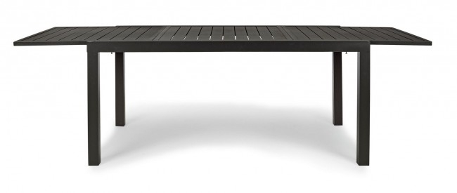 Masa extensibila Hilde, Aluminiu, Negru, 160/240x90x75 cm [3]