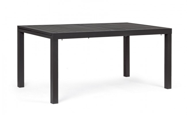 Masa extensibila Hilde, Aluminiu, Negru, 160/240x90x75 cm [2]