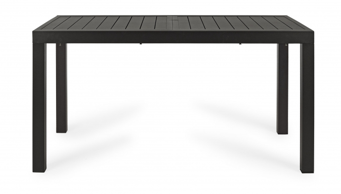 Masa extensibila Hilde LH32, Aluminiu/Otel, Negru, 140/210x77x75 cm [2]