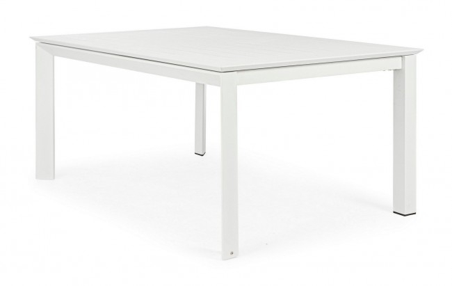 Masa extensibila Konnor, Aluminiu, Alb, 160x110/160x77.5 cm [2]