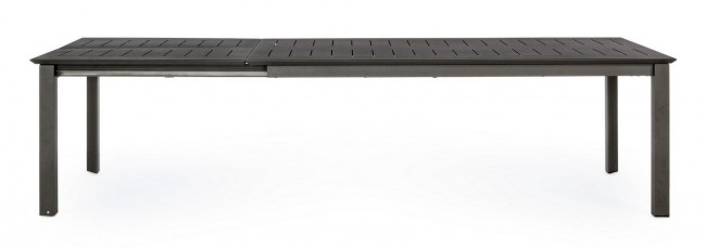 Masa extensibila Konnor, Aluminiu, Negru, 200/300x110x76 cm [4]
