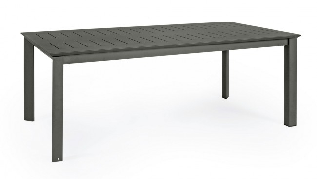 Masa extensibila Konnor, Aluminiu, Negru, 200/300x110x76 cm [2]