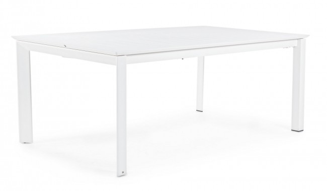 Masa extensibila Konnor, Alumniu, Alb, 200/300x110x76 cm [2]