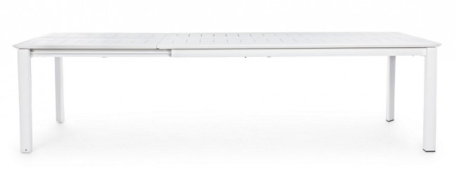 Masa extensibila Konnor, Alumniu, Alb, 200/300x110x76 cm [4]