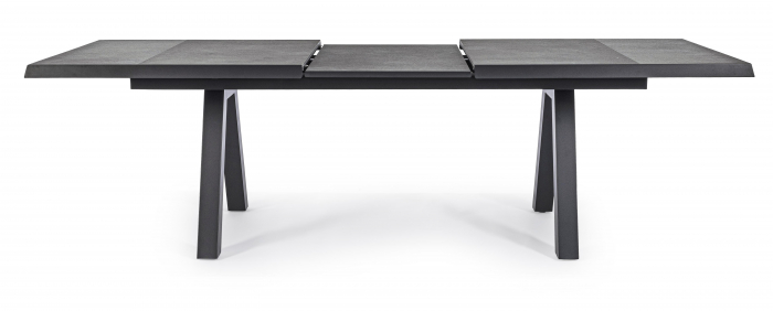 Masa extensibila Krion JX55, Aluminiu/Poliester/Ceramica, Negru, 205/265x103x78 cm [10]