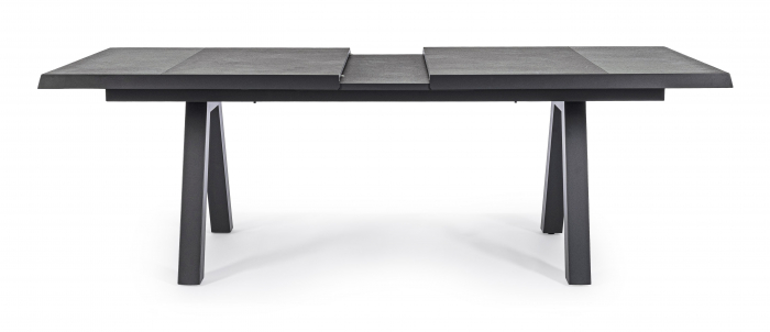 Masa extensibila Krion JX55, Aluminiu/Poliester/Ceramica, Negru, 205/265x103x78 cm [9]