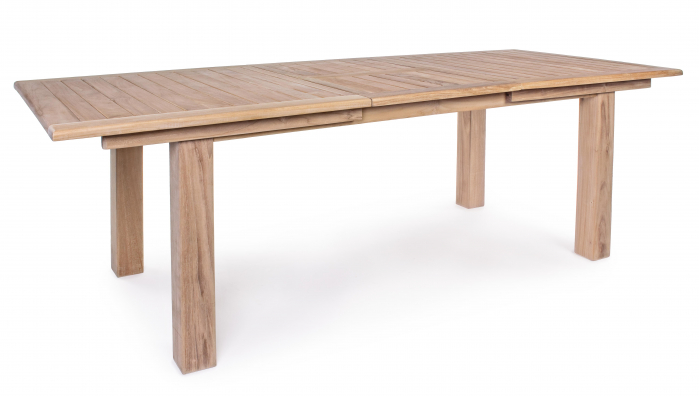 Masa extensibila Maryland 180-240x100, Lemn teak, natural, 180/240x100x77.5 cm [8]