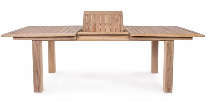 Masa extensibila Maryland 180-240x100, Lemn teak, natural, 180/240x100x77.5 cm [7]