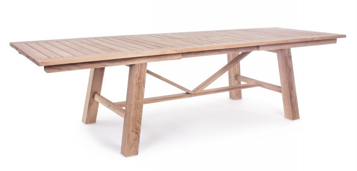 Masa extensibila Maryland 220-300x100, Lemn, Maro, 220/300x100x77.5 cm [7]