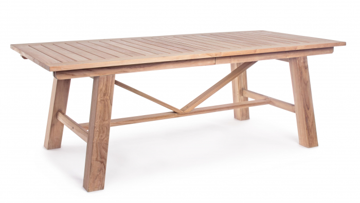 Masa extensibila Maryland 220-300x100, Lemn, Maro, 220/300x100x77.5 cm [2]