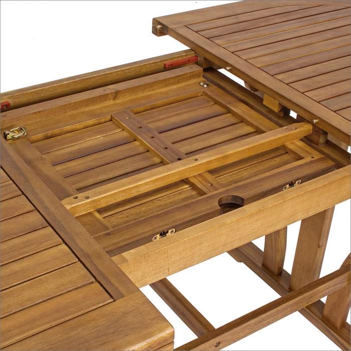 Masa extensibila Noemi 150-200x90, Lemn, Maro, 150/200x90x74 cm [4]