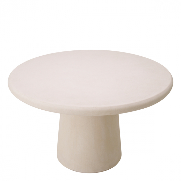 Masă exterior Cleon crem, Dims: Ø 132.5 | H. 75  (CM) [3]