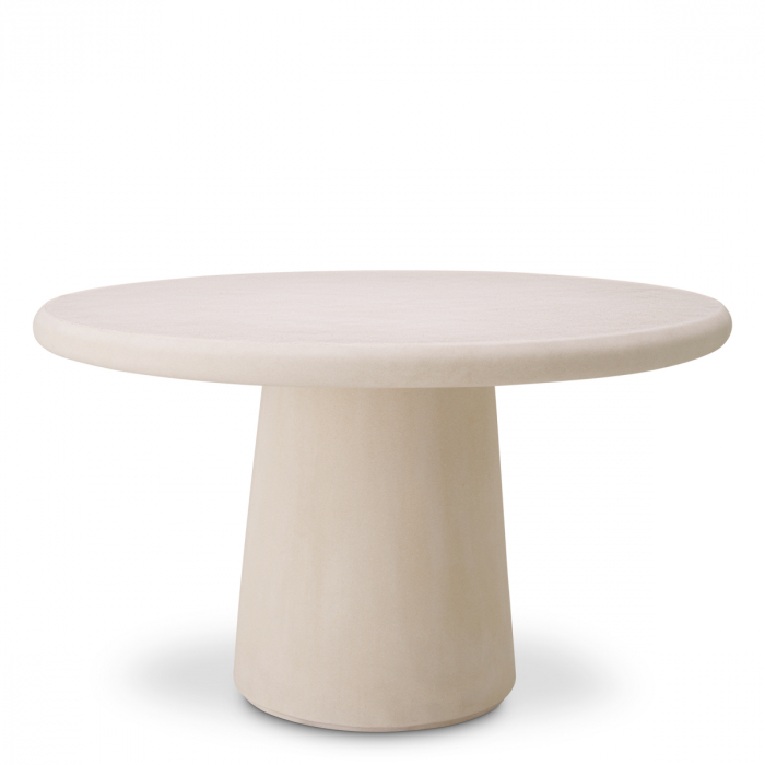 Masă exterior Cleon crem, Dims: Ø 132.5 | H. 75  (CM) [1]