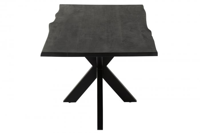Masa Gerard, Lemn, Negru, 200x90x76 cm [2]