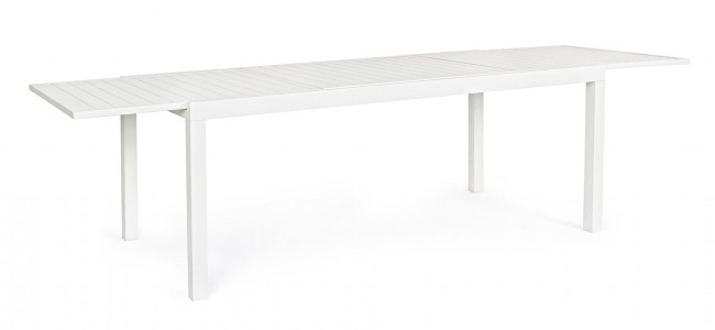 Masa Hilde extensibila, Aluminiu, Alb, 200/300x100x75 cm [2]