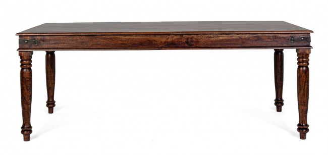 Masa Jaipur, Lemn de acacia, Maro, 200x100x76 cm [3]