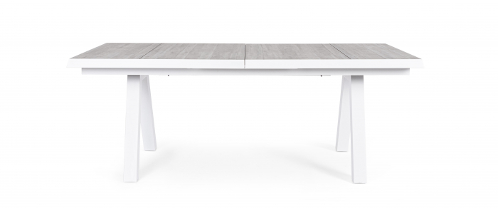 Masa Kirion, Aluminiu/Poliester, Gri/Alb, 205x103x78 cm [7]