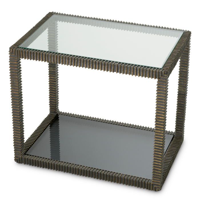 Masa laterala Bethesda cu finisaj bronz |L. 40 | W. 60 | H. 50.5 cm  [3]