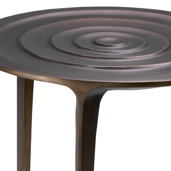 Masa laterala Granito cu finisaj bronz |Ø 52 | H. 52 cm  [5]