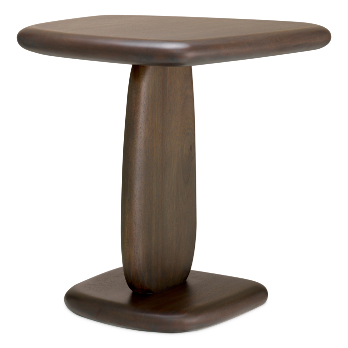 Masa laterala Windsor, lemn de mahon, finisaj cafea |L. 50 | W. 49.5 | H. 53 cm  [3]