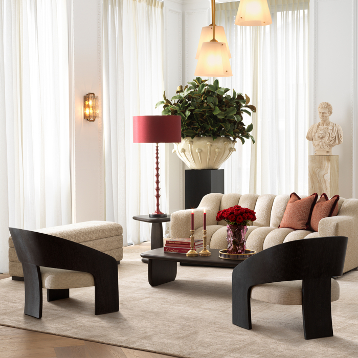 Masa laterala Windsor, lemn de mahon, finisaj cafea |L. 50 | W. 49.5 | H. 53 cm  [2]