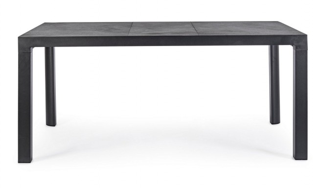 Masa Mason, Aluminiu, Negru, 160x90x74 cm  [3]