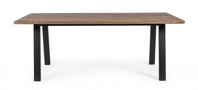 Masa Oslo, Lemn de acacia, Maro, 200x100x76 cm [3]