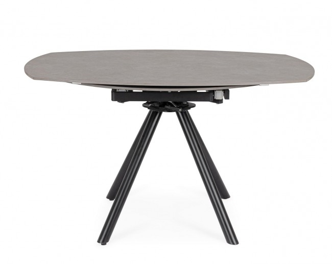 Masa Rauni, Extensibila, Negru/Gri, D87/135  [4]