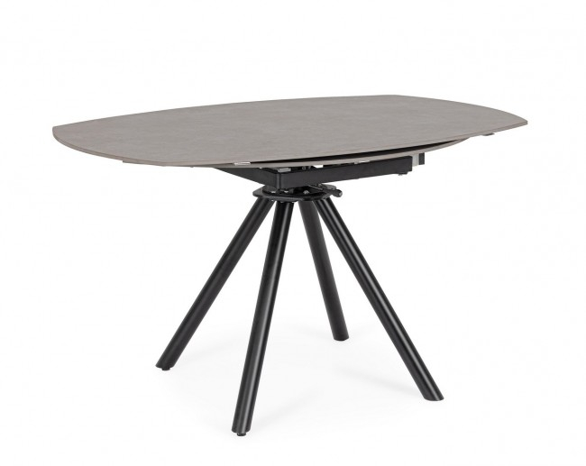 Masa Rauni, Extensibila, Negru/Gri, D87/135  [2]